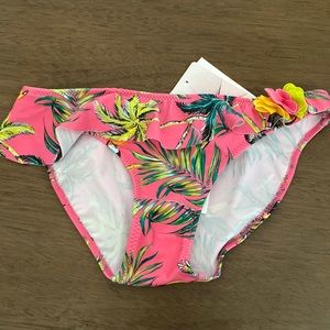 NWT Zara Swim Toucan Palm Trees Bikini Bottoms